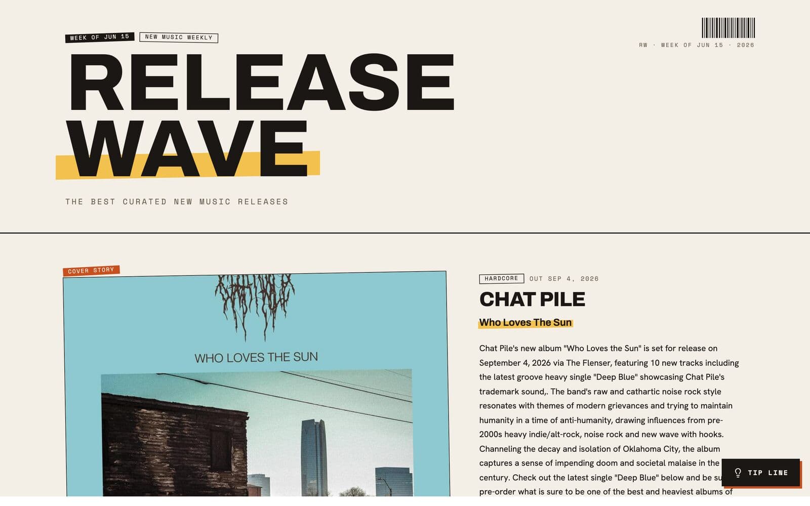 Release Wave — screenshot